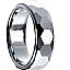 Honeyb Facets Tungsten Band Ring